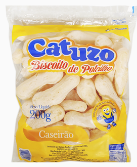 Catuzo Cassava Startch Cookie Caseirao 9x200g